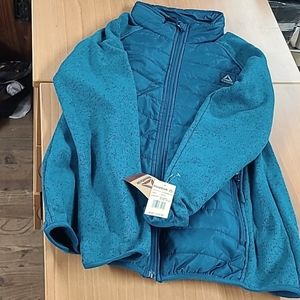 Reebok ocean blue Heather zip up jacket